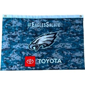 Philadelphia Eagles Salute to service Veterans Day flag